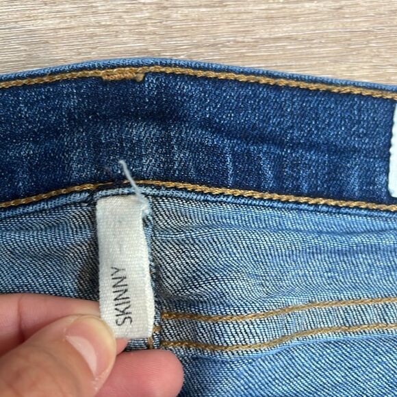 Rag & Bone Raw Hem Skinny Ankle Jeans Sz 25 - Picture 6 of 11